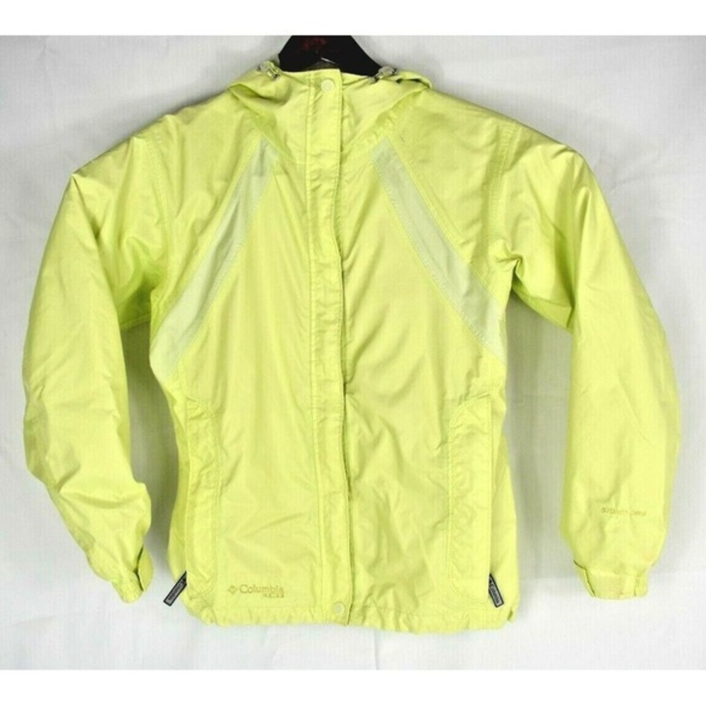 COLUMBIA SPORTSWEAR XCO Womens ladies Packable Jacket Storm Dry LIME - SIZE S